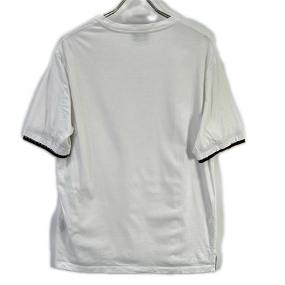 HERMES White Layered Sleeve Crewneck Cotton T-Shirt Size S