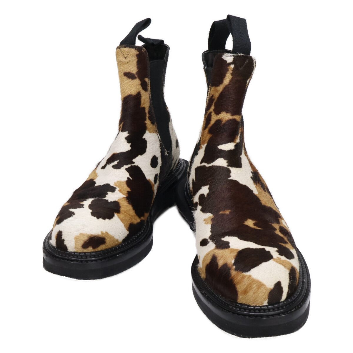 J.M. WESTON x Sacai Calf Hair Chelsea Boots Size UK 6.5