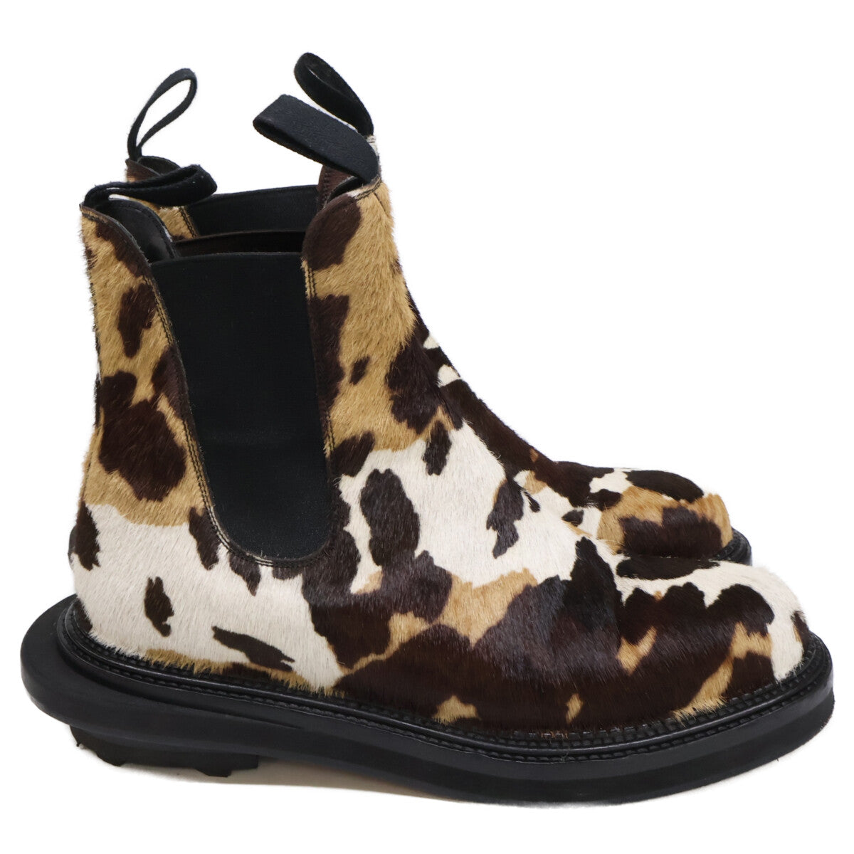 J.M. WESTON x Sacai Calf Hair Chelsea Boots Size UK 6.5