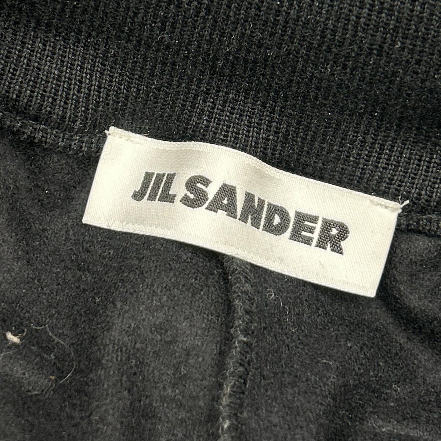 JILSANDER JSMT707043 Wool Joggers Black Size S
