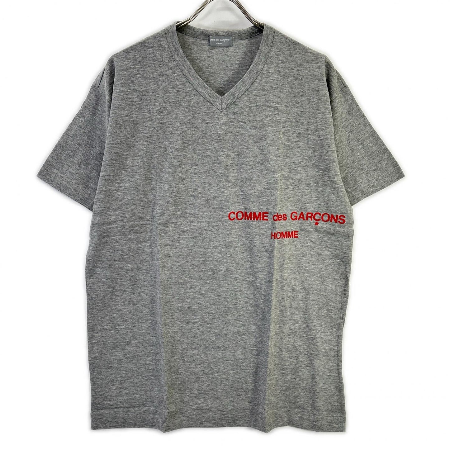 COMMEdesGARCONS HOMME 90s Logo Print T-Shirt Gray