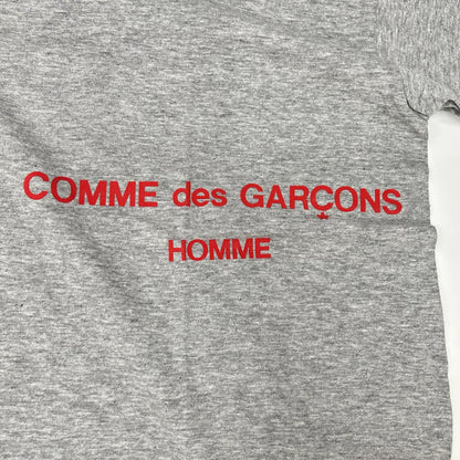 COMMEdesGARCONS HOMME 90s Logo Print T-Shirt Gray