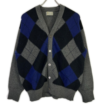 COMMEdesGARCONS HOMME 90s Argyle Cardigan Gray