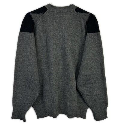 COMMEdesGARCONS HOMME 90s Argyle Cardigan Gray