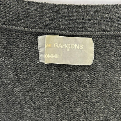 COMMEdesGARCONS HOMME 90s Argyle Cardigan Gray