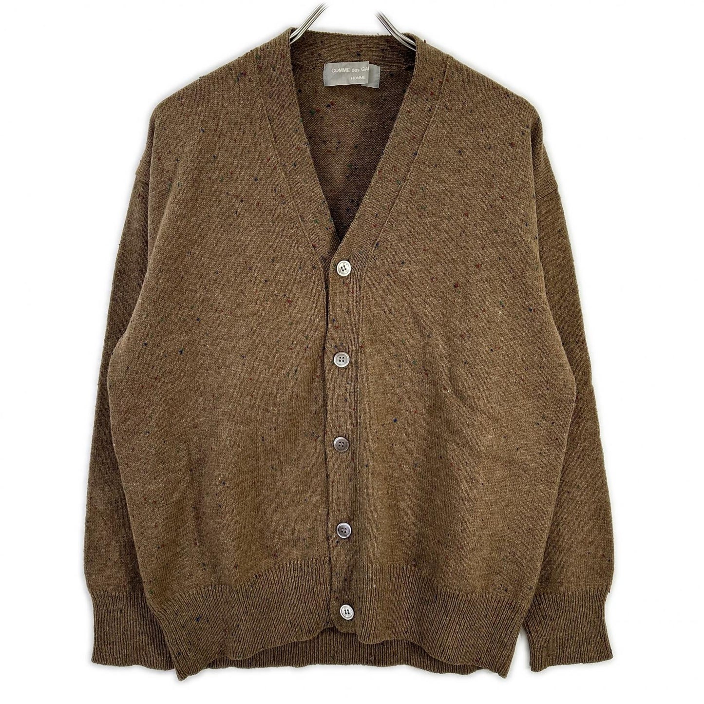 COMMEdesGARCONS HOMME 90s Mix Color Cardigan Brown