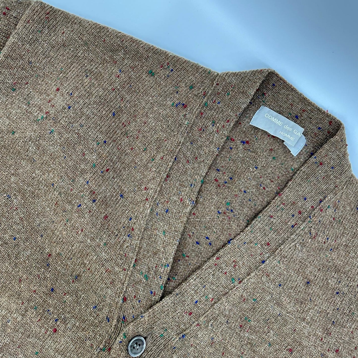 COMMEdesGARCONS HOMME 90s Mix Color Cardigan Brown