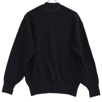 COMMEdesGARCONS HOMME AD1991 Elk Print Cardigan Black