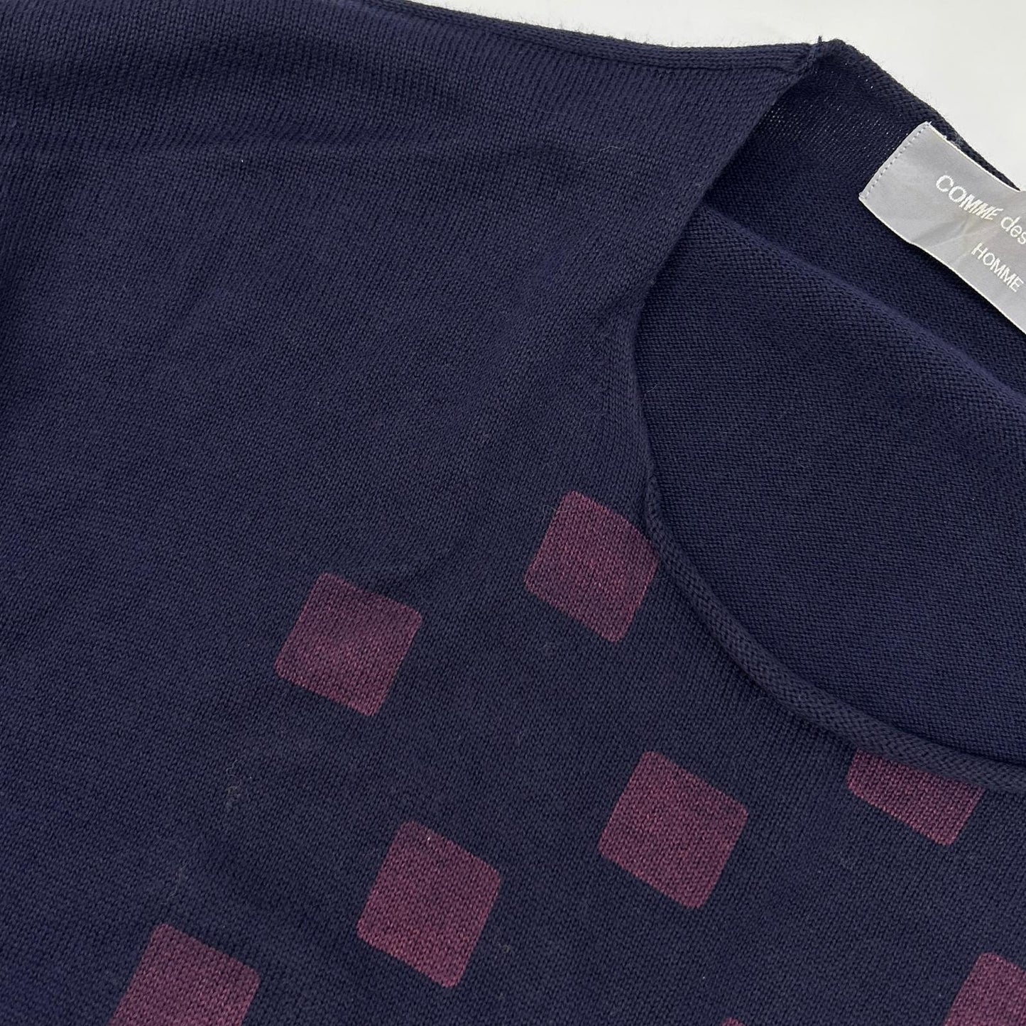COMMEdesGARCONS HOMME 00s Square Sweater Multi