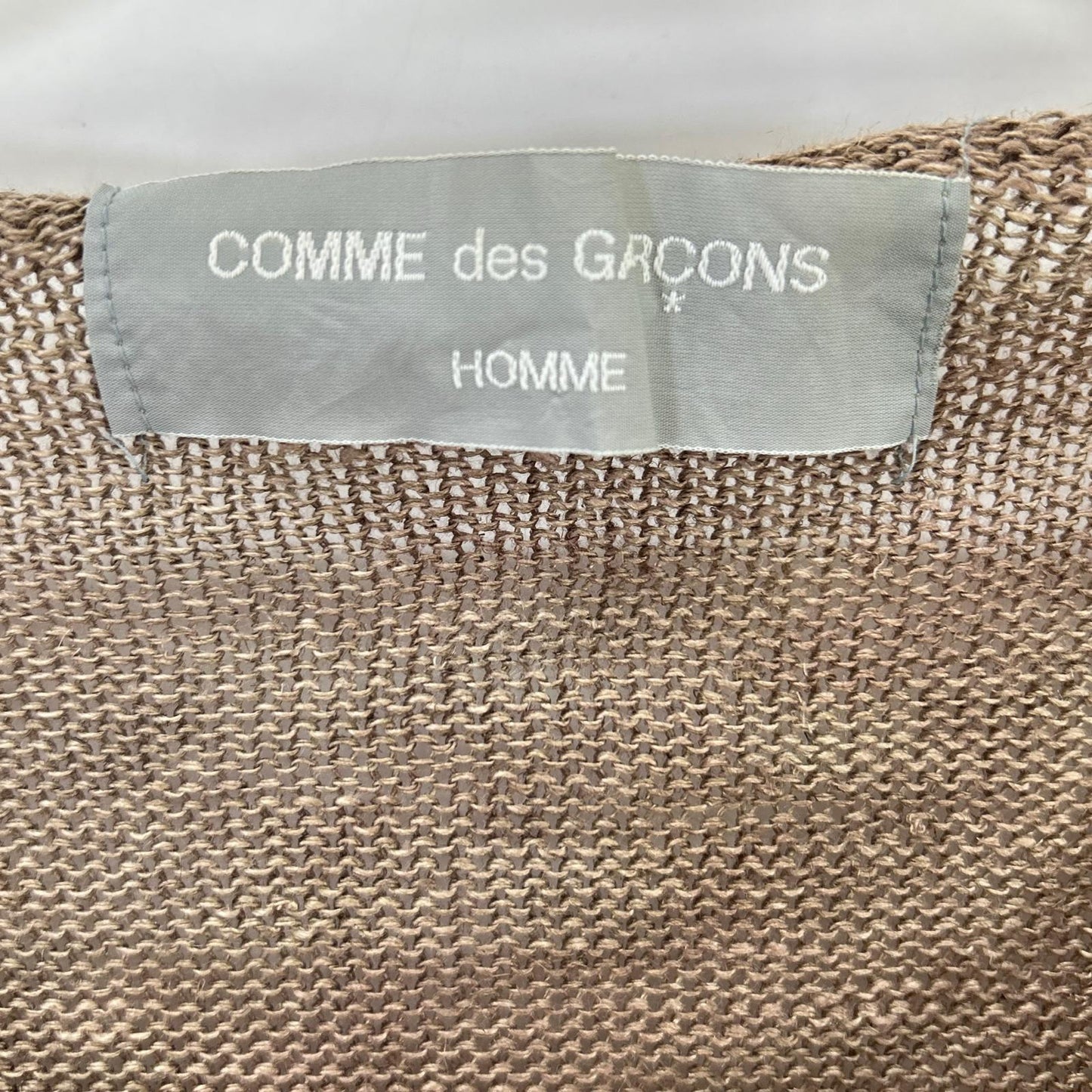 COMMEdesGARCONS HOMME 90s Garment Dyed Knit