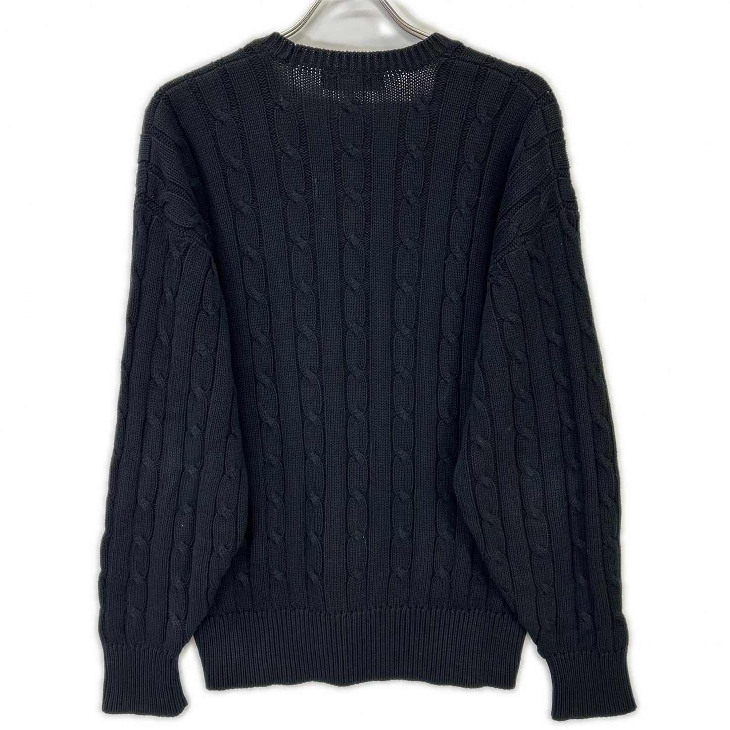 COMMEdesGARCONS HOMME 89' Aran Knit Black Cotton