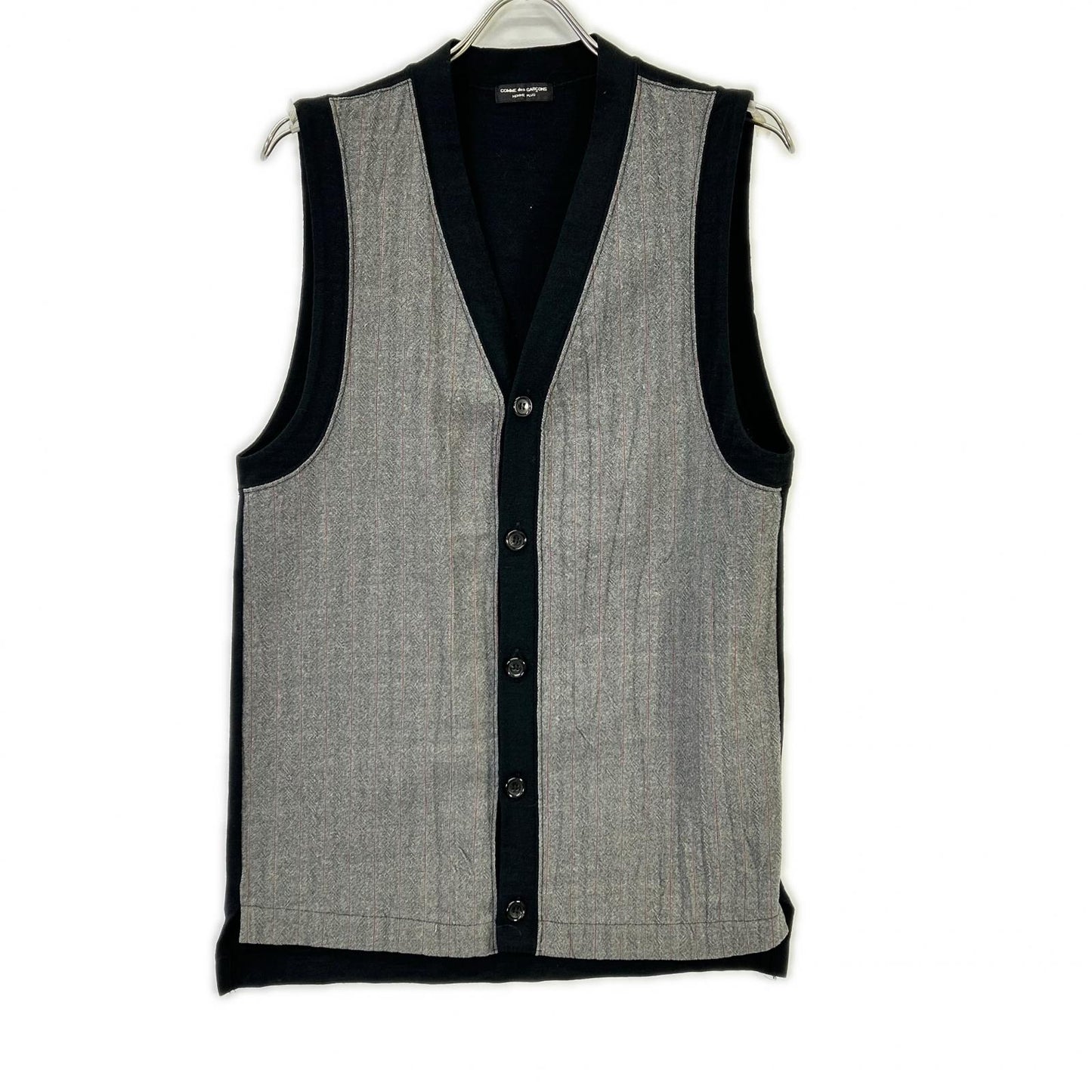 COMMEdesGARCONS HOMME PLUS 92AW Wool Vest Grey