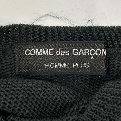 COMMEdesGARCONS HOMME PLUS AD1993 Bleach Knit Navy