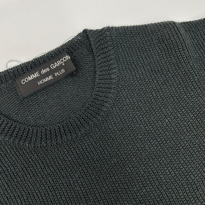 COMMEdesGARCONS HOMME PLUS AD1993 Bleach Knit Navy