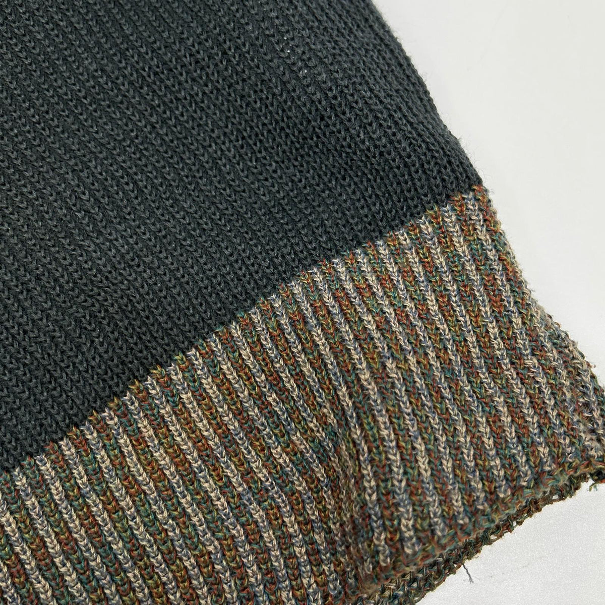 COMMEdesGARCONS HOMME PLUS AD1993 Bleach Knit Navy