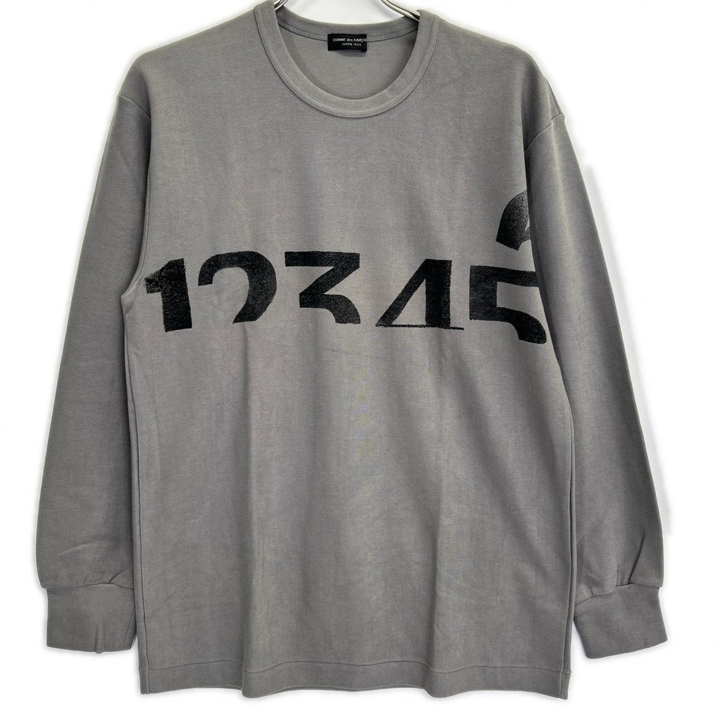 COMMEdesGARCONS HOMME PLUS 95AW Sleep Pigment Long Sleeve Gray