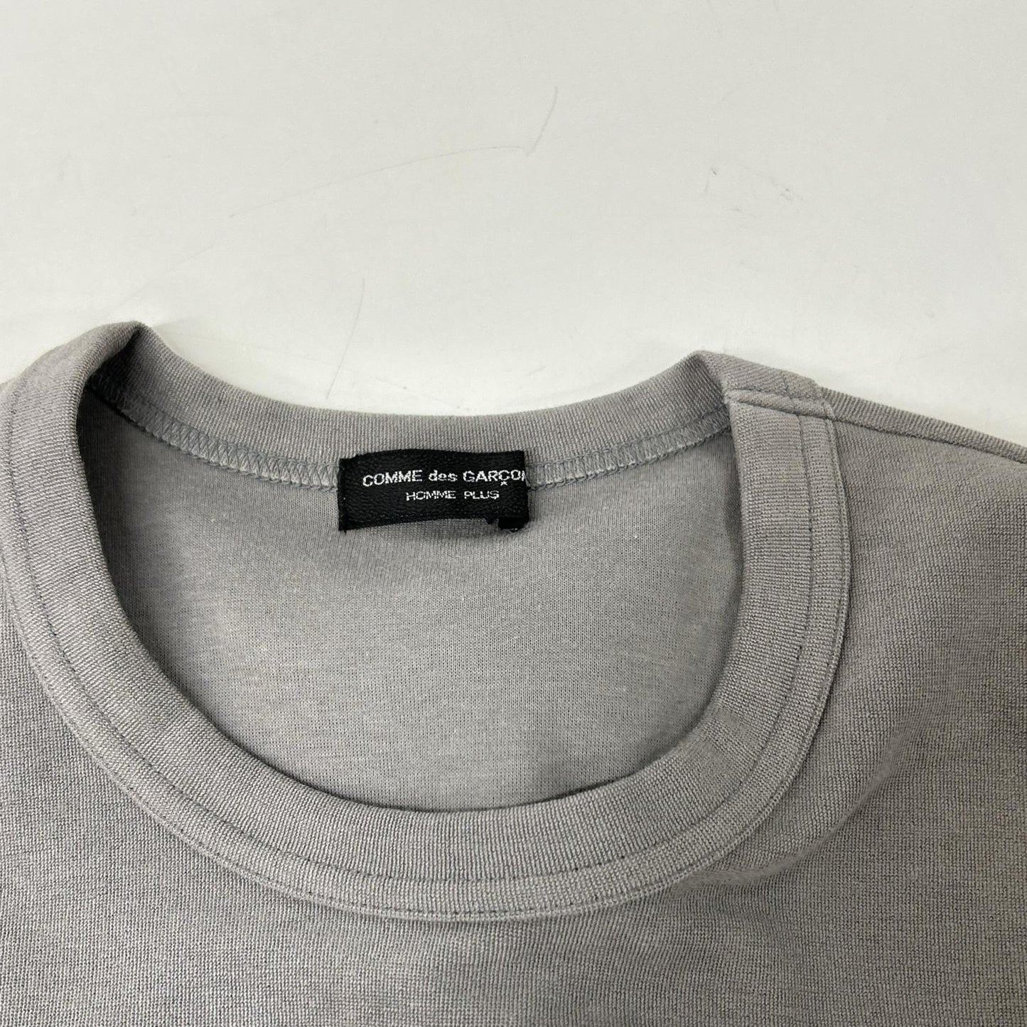 COMMEdesGARCONS HOMME PLUS 95AW Sleep Pigment Long Sleeve Gray