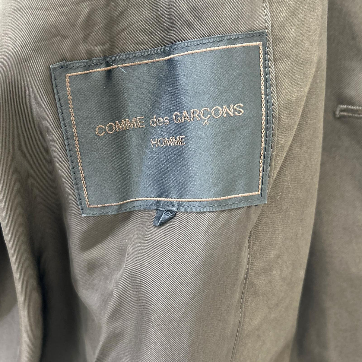 COMMEdesGARCONS HOMME AD1999 Tanaka Overcoat Brown Coat Size S
