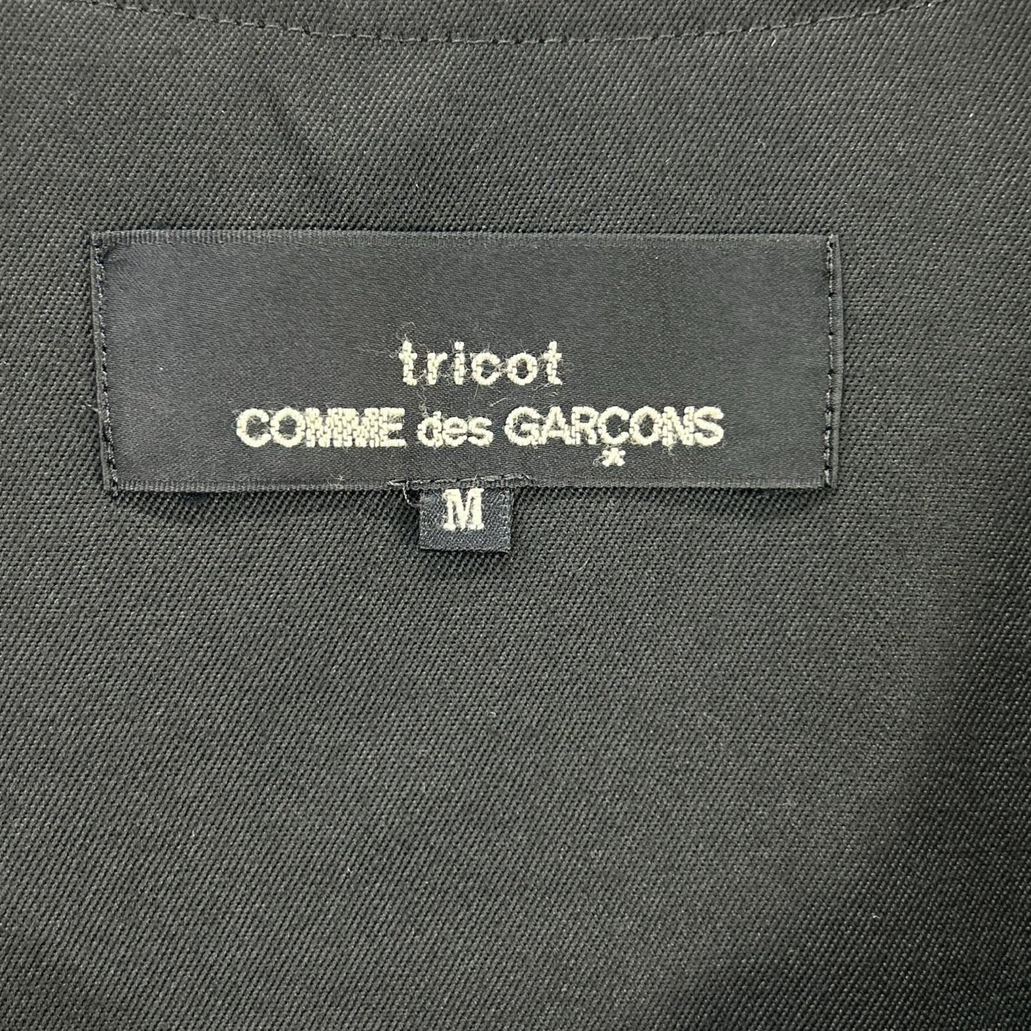 tricotCOMMEdesGARCONS 90s Black Flared Dress Size M