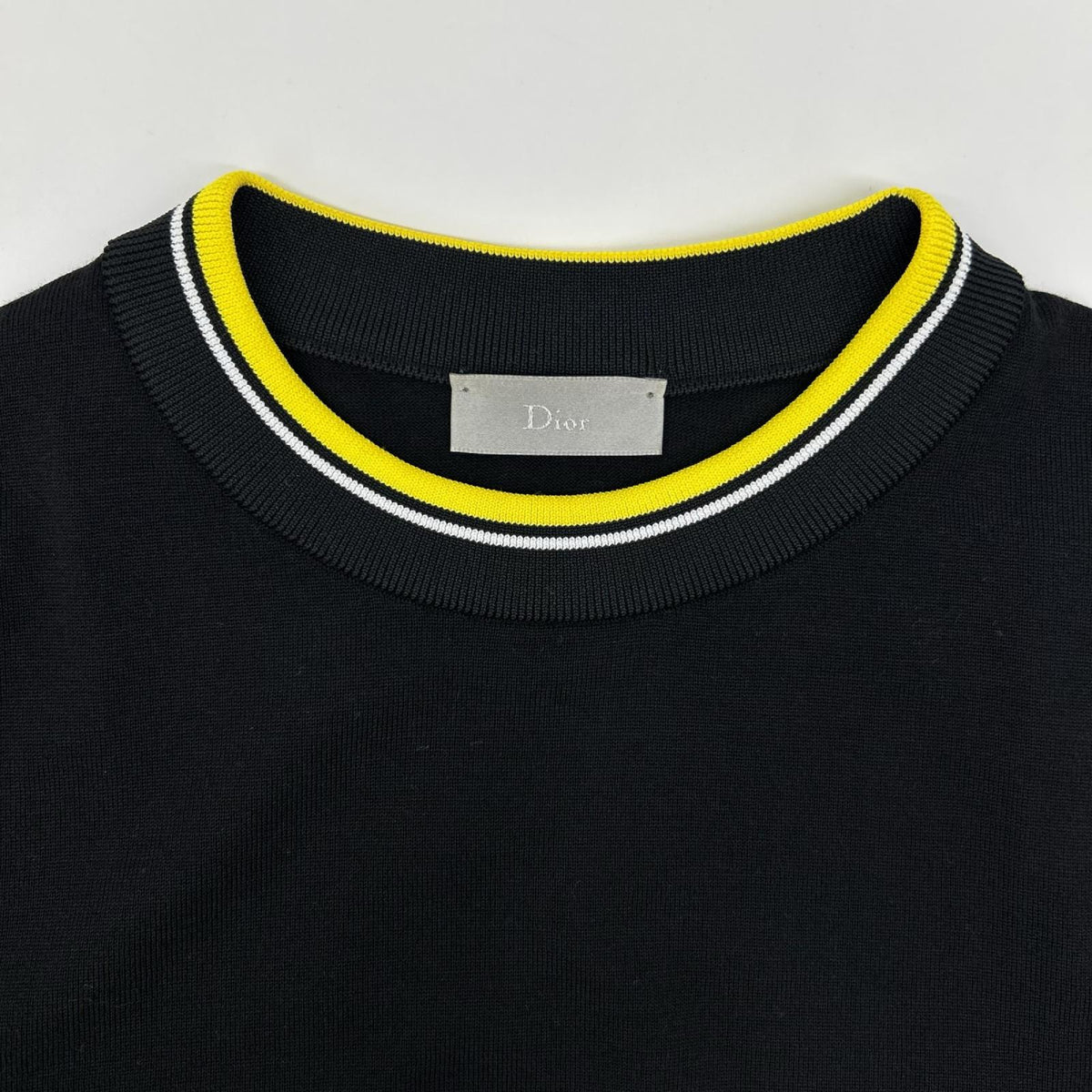 Dior HOMME Kris Van Assche Era Trimming Knit Black Size XS