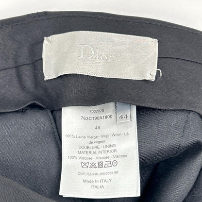 Dior HOMME Kris Van Assche Wool Trousers Black Size 44