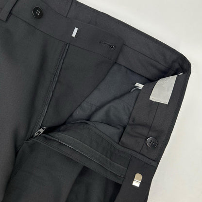 Dior HOMME Kris Van Assche Wool Trousers Black Size 44