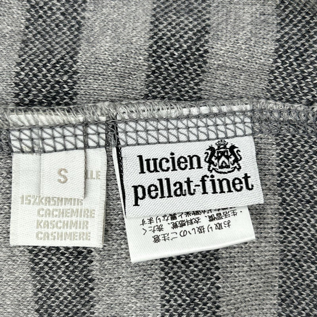 lucien pellat-finet Cashmere Blend Faded Skull Gray Size S