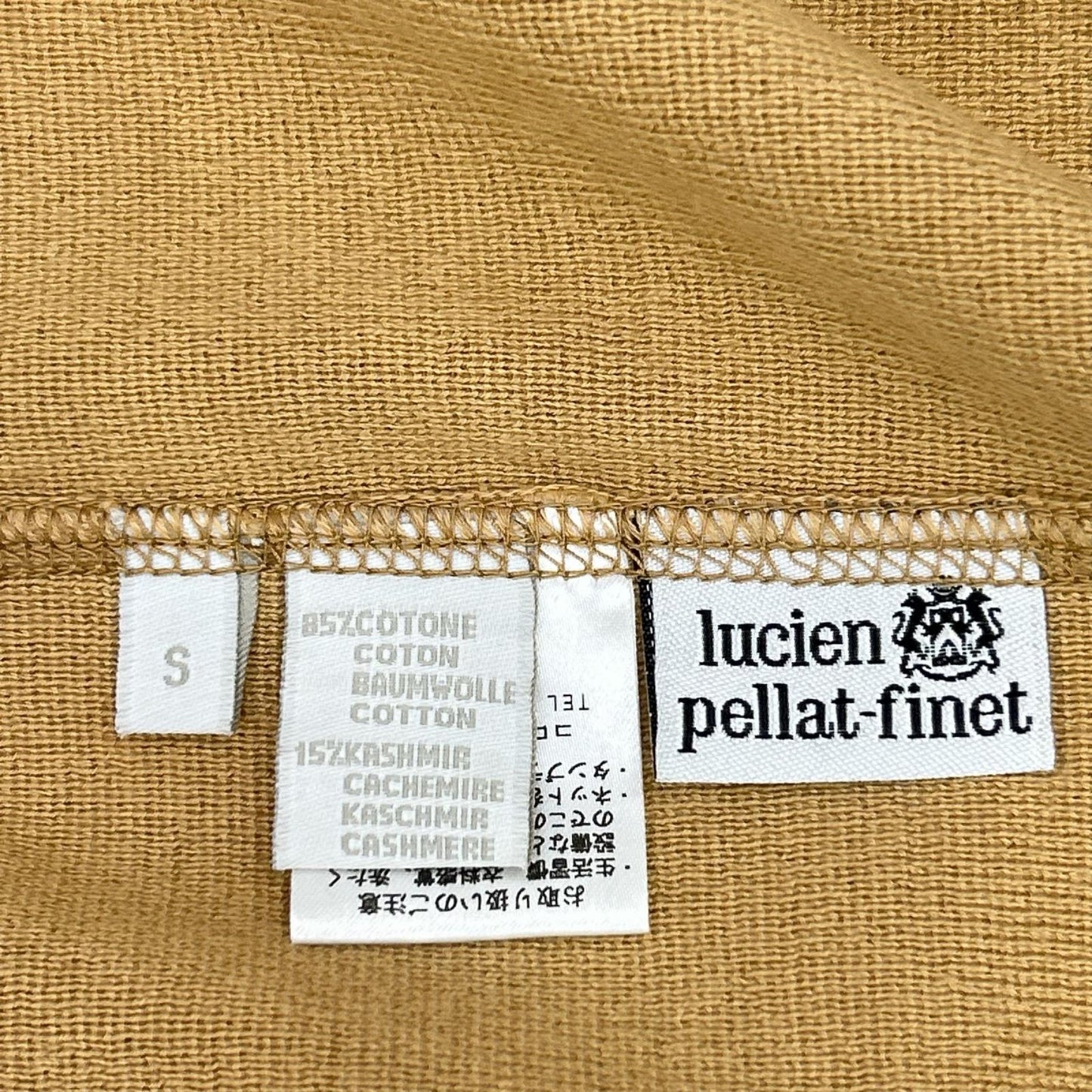 lucien pellat-finet Cashmere Blend Studs Camel/Black Size S