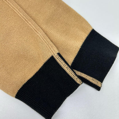 lucien pellat-finet Cashmere Blend Studs Camel/Black Size S