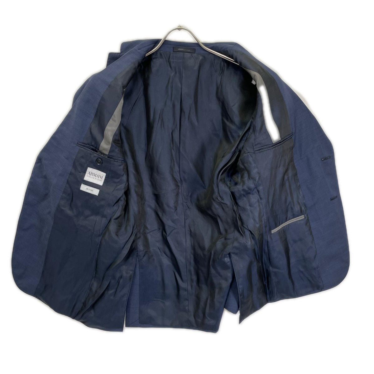 ARMANICOLLEZIONI M-LINE Navy Wool Suit Size 36
