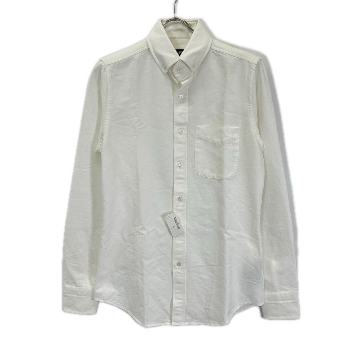 TOM FORD White Cotton Oxford Shirt Size 38
