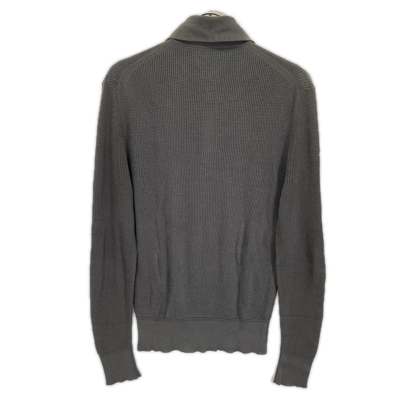 TOM FORD Charcoal Gray Cotton Knit Polo Shirt Size 48