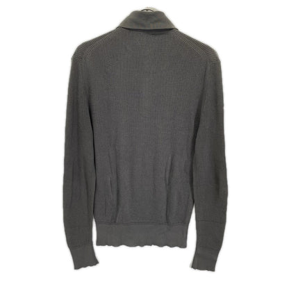 TOM FORD Charcoal Gray Cotton Knit Polo Shirt Size 48
