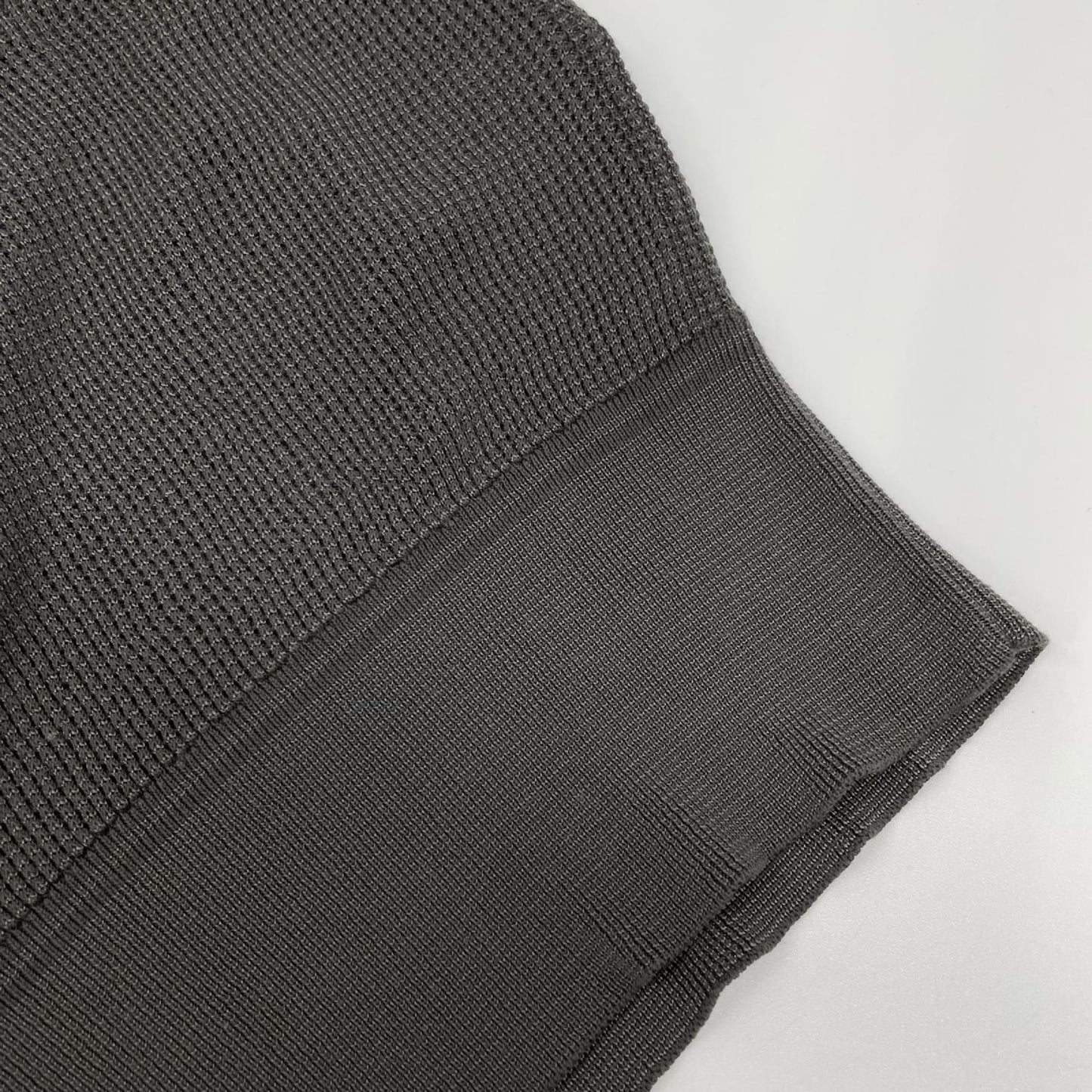 TOM FORD Charcoal Gray Cotton Knit Polo Shirt Size 48