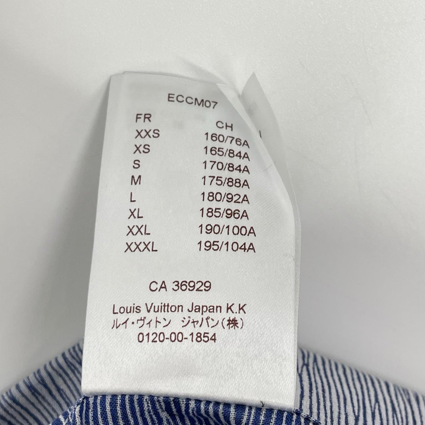 LOUIS VUITTON Kim Jones Era LV Embroidered BD Shirt Size XS