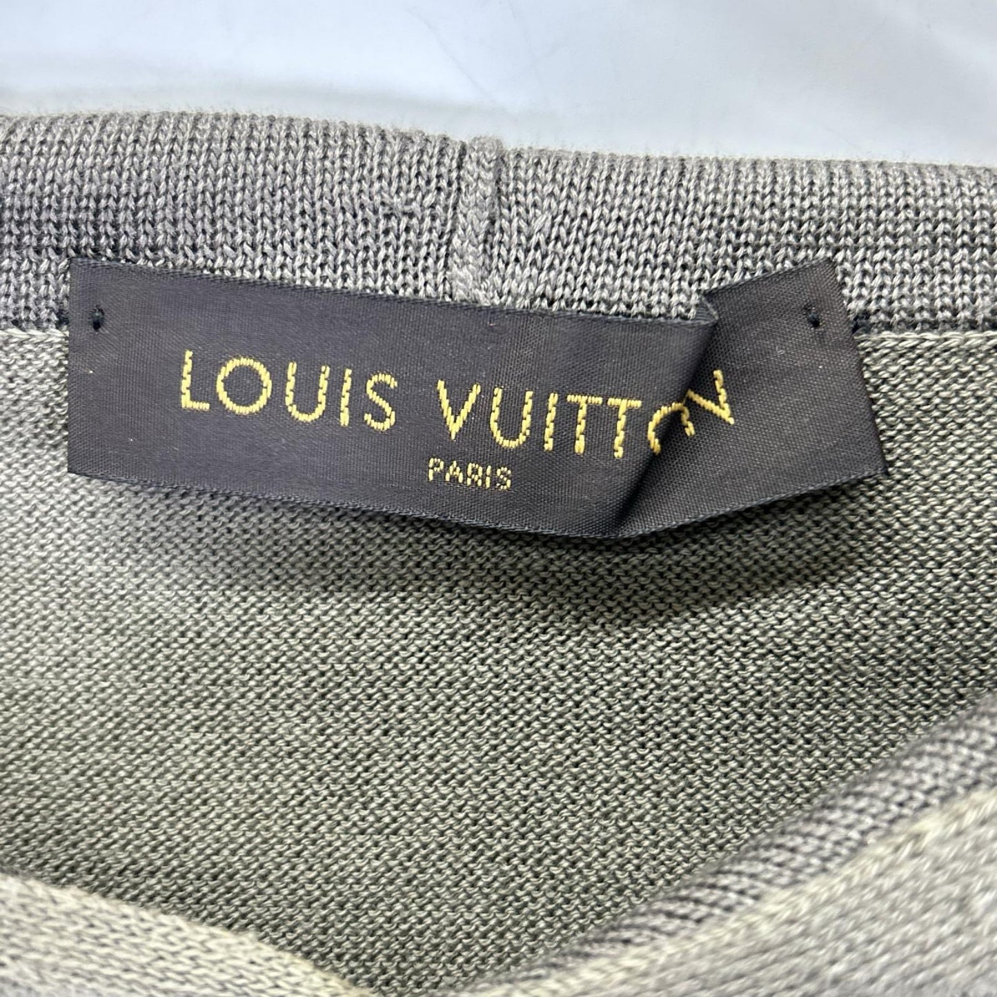 LOUIS VUITTON Kim Jones Era Cotton LV Embroidered Size S