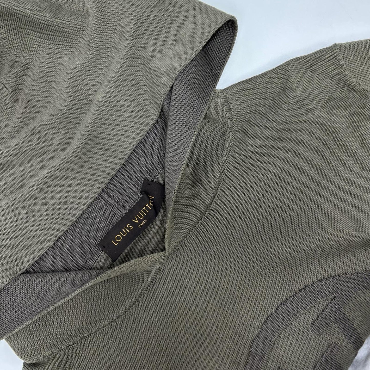 LOUIS VUITTON Kim Jones Era Cotton LV Embroidered Size S