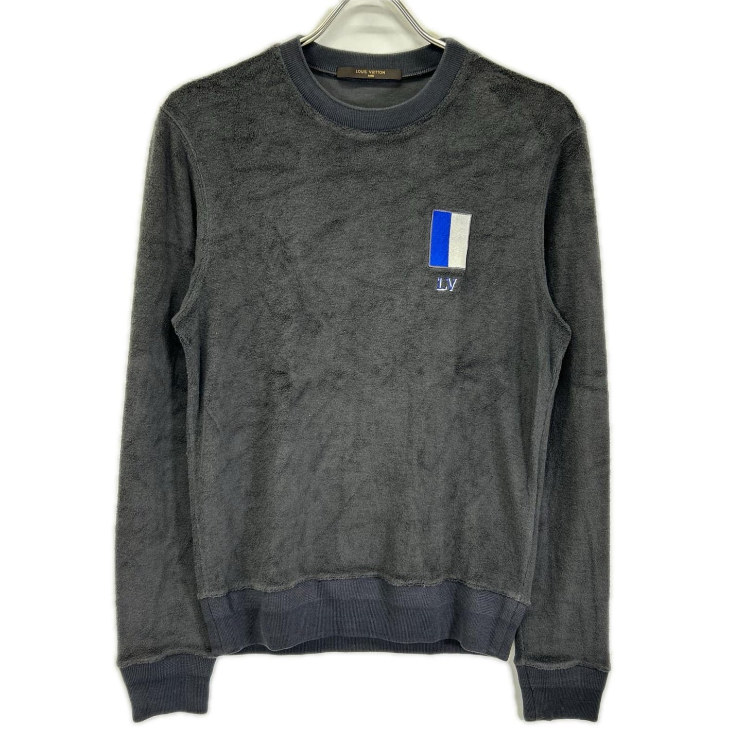 LOUIS VUITTON Kim Jones Era Dark Gray Cotton Knit Size XS