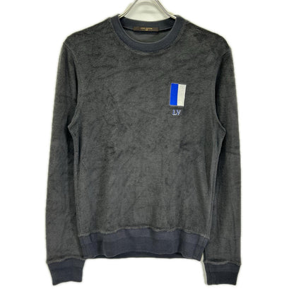 LOUIS VUITTON Kim Jones Era Dark Gray Cotton Knit Size XS