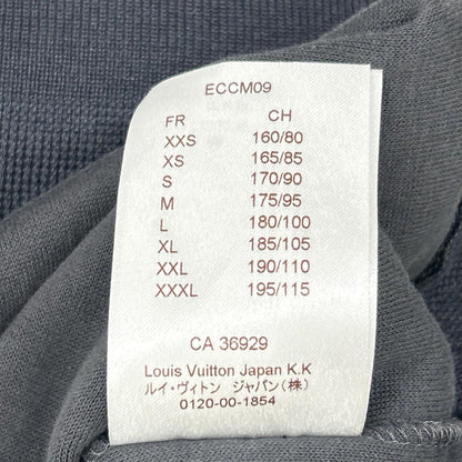 LOUIS VUITTON Kim Jones Era Dark Gray Cotton Knit Size XS