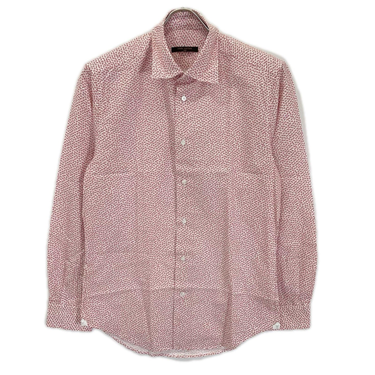 LOUIS VUITTON Kim Jones Era Micro LV Logo Shirt Size XS