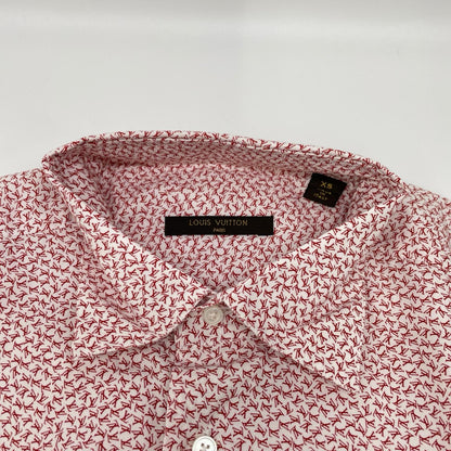 LOUIS VUITTON Kim Jones Era Micro LV Logo Shirt Size XS