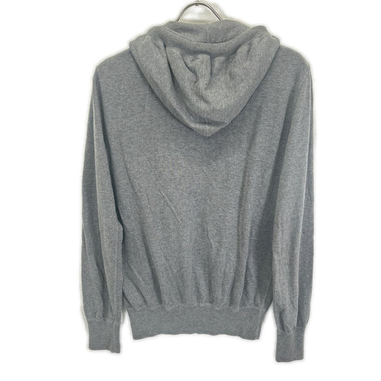 DOLCE&GABBANA Gray Cotton Cashmere Zip-Up Size 46