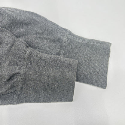 DOLCE&GABBANA Gray Cotton Cashmere Zip-Up Size 46
