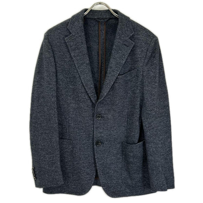Ermenegildo Zegna Gray Cotton Jersey Jacket Size 48