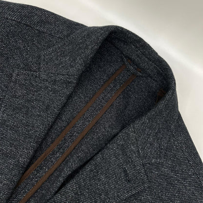 Ermenegildo Zegna Gray Cotton Jersey Jacket Size 48