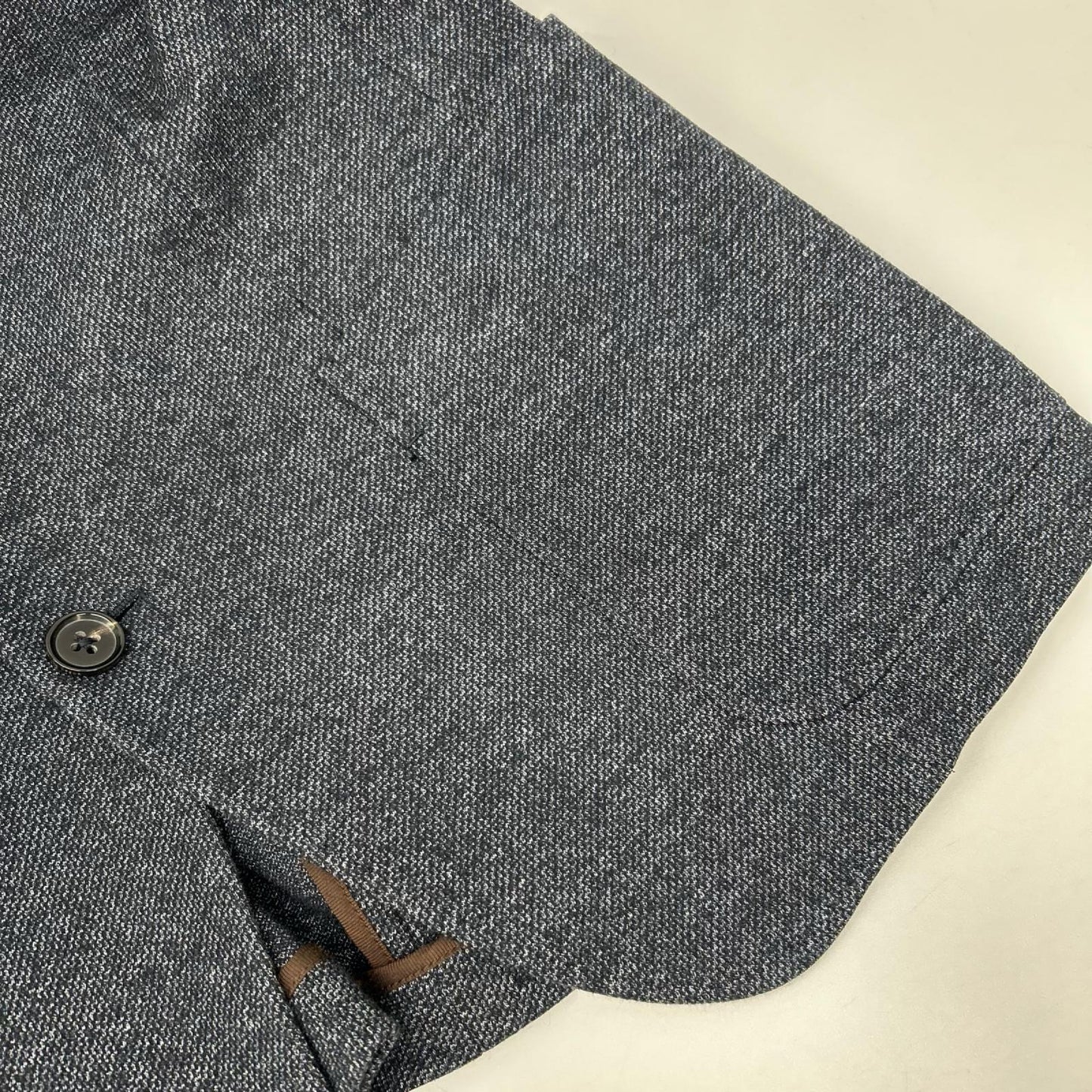 Ermenegildo Zegna Gray Cotton Jersey Jacket Size 48