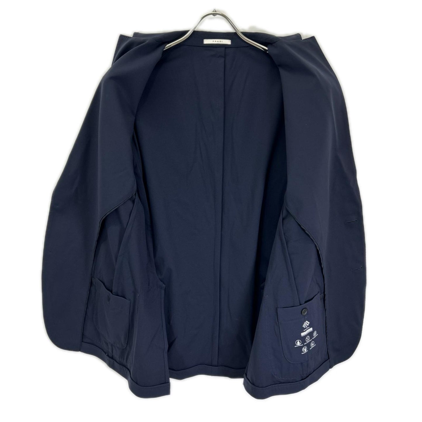 FRADI Navy Polyester Trousers Size 48