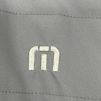 Travis Mathew Gray Hybrid Knit Insulation Jacket Size L