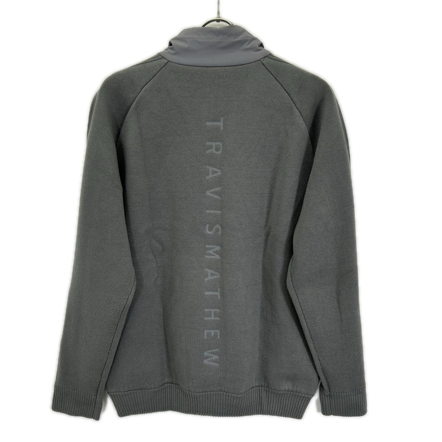 Travis Mathew Gray Hybrid Knit Insulation Jacket Size L